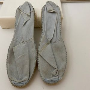 Pale Blue Espadrilles Size 38